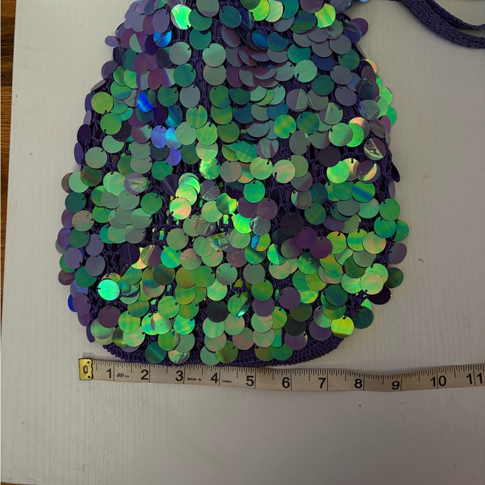 Sequin purse Purple #whimsygoth #rave #fairy #cocktails#sequins#metallic#bold!